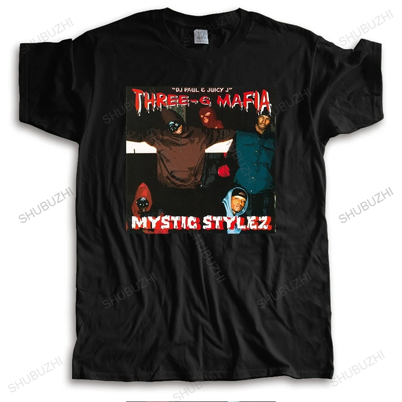 Мужская черная футболка с круглым вырезом