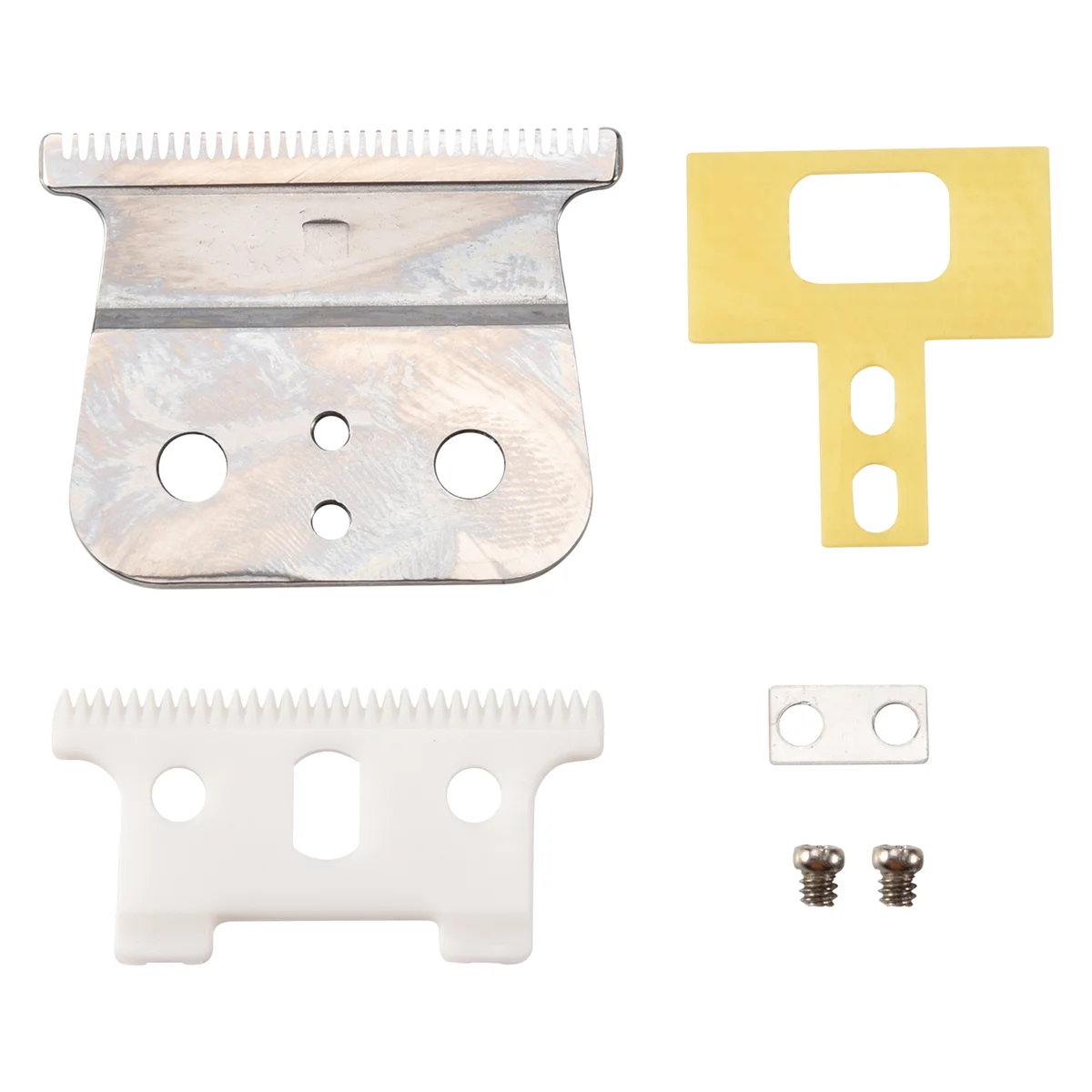 Серебряное лезвие для T Outliner Andis сменное Gtx белое + серебряное стальное