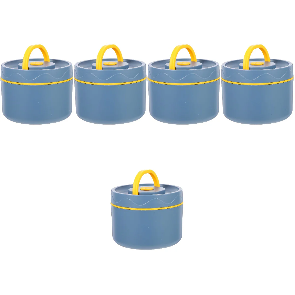 

5x Reusable Daily Use Household Multi-function Reusable Bento Box Bento Box Lunch for Daily Office