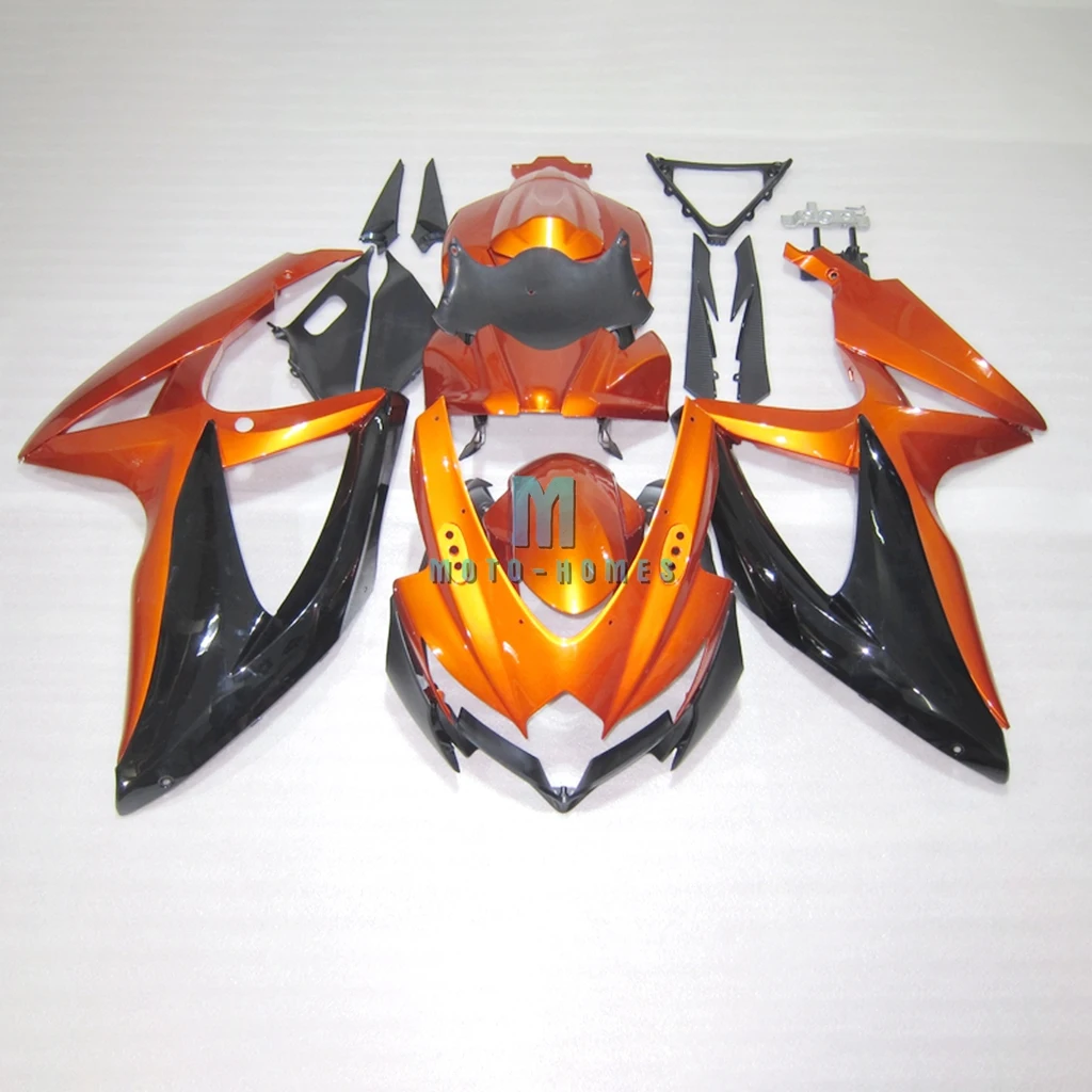 Изготовленные наборы обтекателей для SUZUKI K8 GSXR600 GSXR750 2008 2010 GSX-R600 R750 08 10 100% подходят