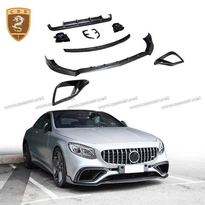C217-S63AMG для Benz S Class 2-дверный купе обновленный BS стиль автомобильный передний