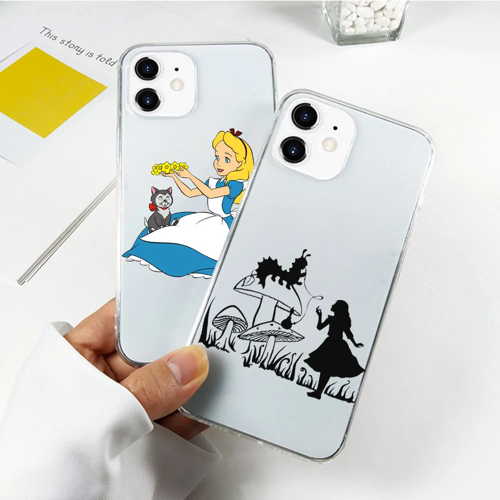 

A-17 Alice in Wonderland Cutout Soft Case for LG K11 K12 Prime K40 K40S Max K41S K50 K50S K51S K61 K71 K52 K42 Q61 Q52 Q62 Plus