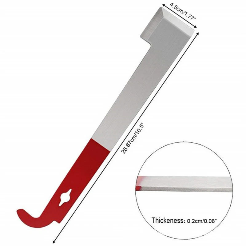 

Инструмент из нержавеющей стали для пчелиного улья, подъемник и скребок, J-образный крюк, нож для пчеловодства