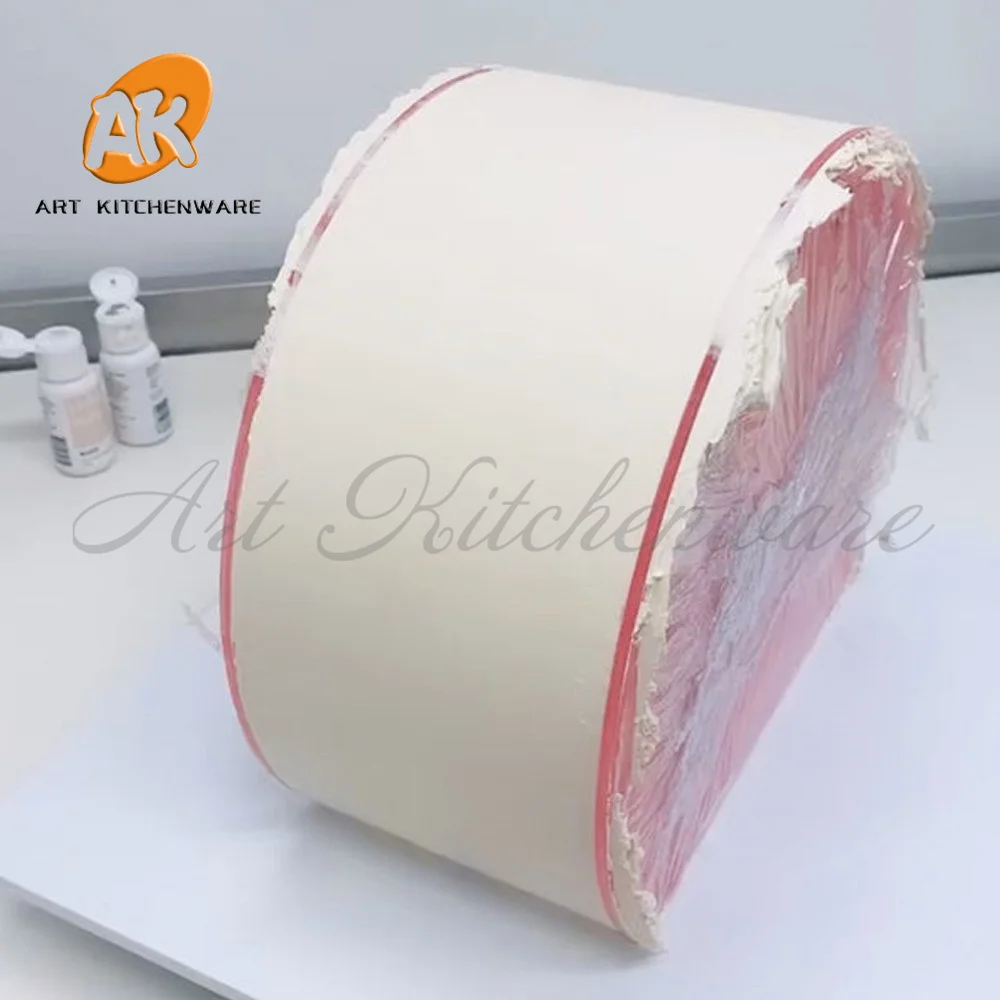 

Полукруглая акриловая панель для торта, 2 шт.