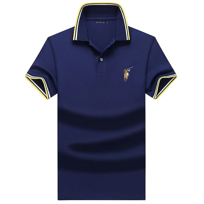 

Summer Short Sleeve Cotton Men Polo Shirts