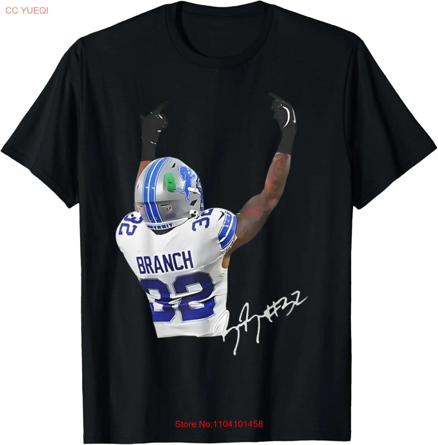 Винтажная футболка Brian Branch со средним пальцем