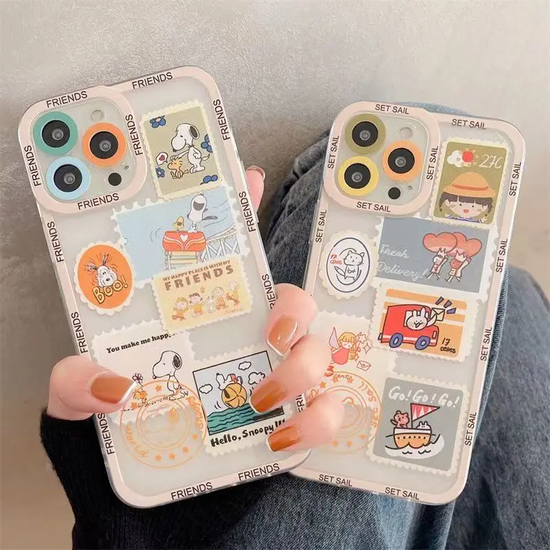 

Cartoon Silicon Case For Huawei P50 P40 P30 P20 Mate 40 30 20 Nova 9 8 6 SE 5 5i Enjoy 20 Z 10 10S 10e Plus Pro Phone Cover Case