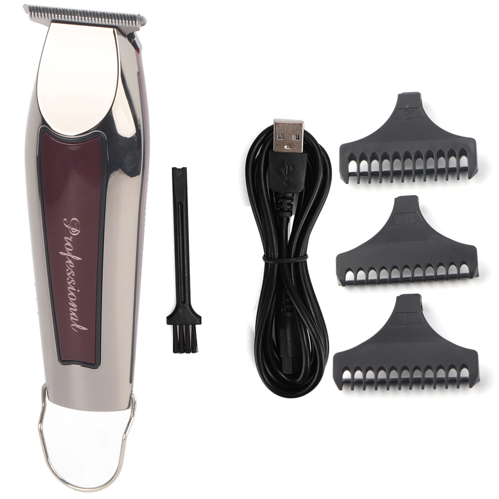 

Hair Clipper USB Rechargeable Electric Hair Trimmer Hair Modeling Carving ShaverUSB