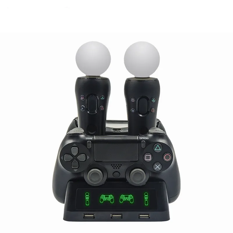 

For PS4 PSVR VR Move Charging Stand for PS MOVE Controllers