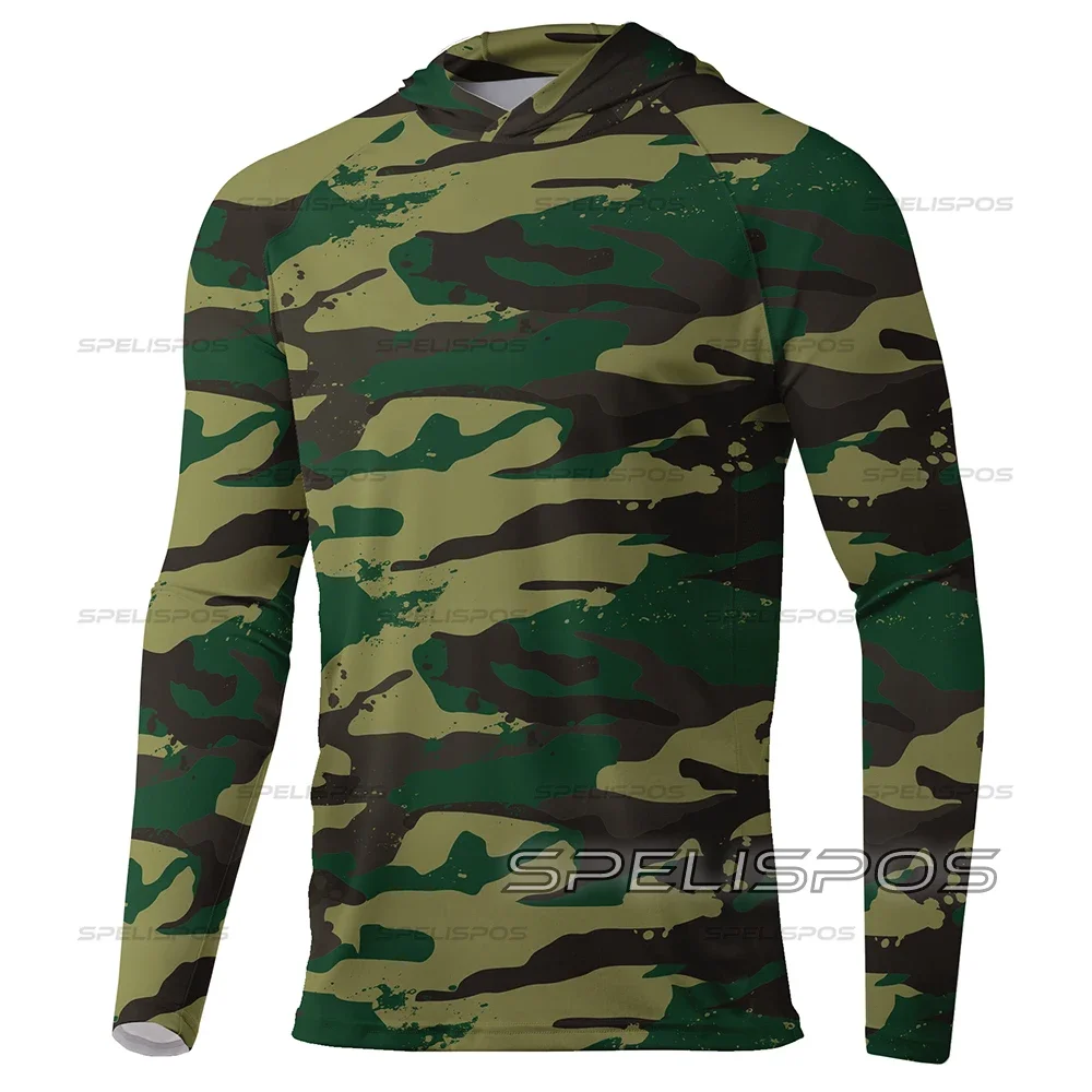 Толстовки для рыбалки UPF 50+ летние дышащие топы верховой езды одежда Quik Dry