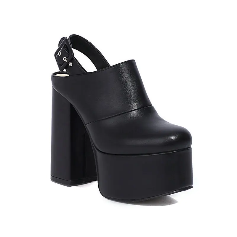 Girl Song s Show Shoes, водонепроницаемые босоножки на платформе с пряжкой на толстом каблуке 14 см, на очень высоком каблуке (art.: 3920cf515bb1d) - 3920cf515bb1d