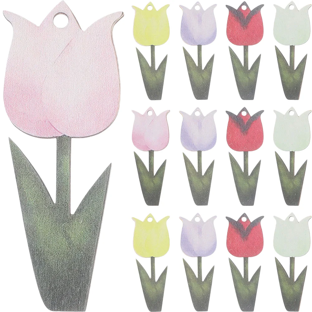 

Delicate Colorfast Wear-resistant Ornamental Novel Tulip Pendant for Home Decor Photo Prop Party Layout