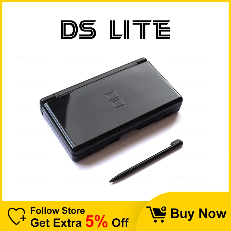 Профессионально Отремонтированная игровая консоль NDSL для Nintendo DS Lite для игровой приставки Nintendo DSL с R4 картой и TF картой памяти Pr
