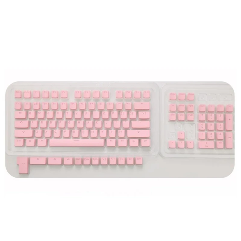 PBT OEM Height Keycap 117 клавиш для механических переключателей клавиатуры Прямая