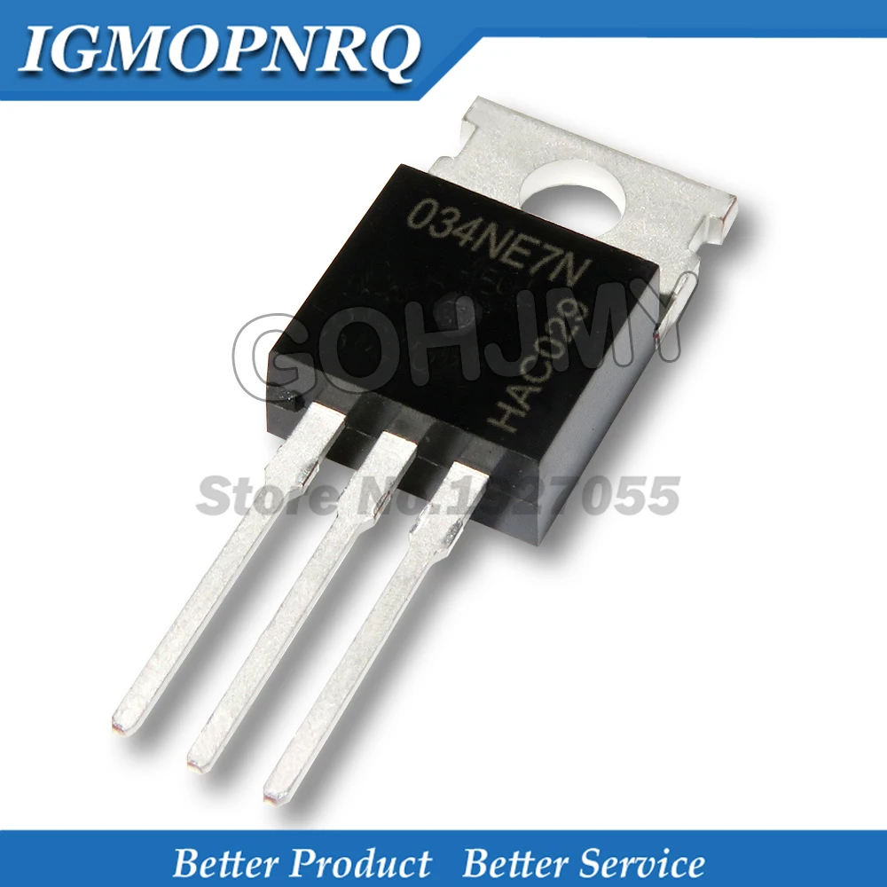 

10 шт., IPP60R190C6 6R190C6 TO-220 IPP034NE7N3G 034NE7N3G TO220 Новинка