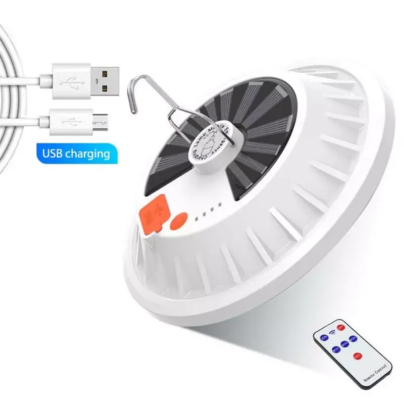 

Перезаряжаемая аварийная Светодиодная лампа на солнечной батаресветодиодный с режимами освещения, уличная лампа для кемпинга, яркий Яркий...