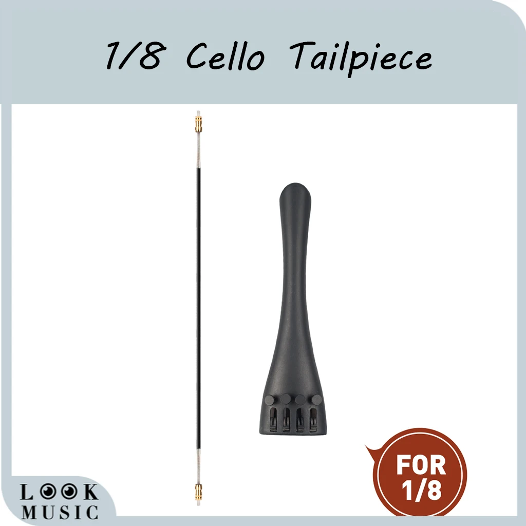 

1/8 Aluminum Cello Tailpiece&Tailgut for Violin Cello Parts Accessories