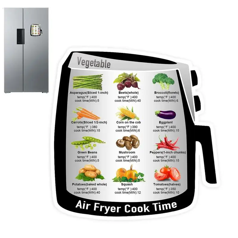 

Air Fryer Magnets Cooking Times Chart Air Fryer Accessories Oven Cooking Pot Temp Guide Kitchen Conversion Chart Magnet