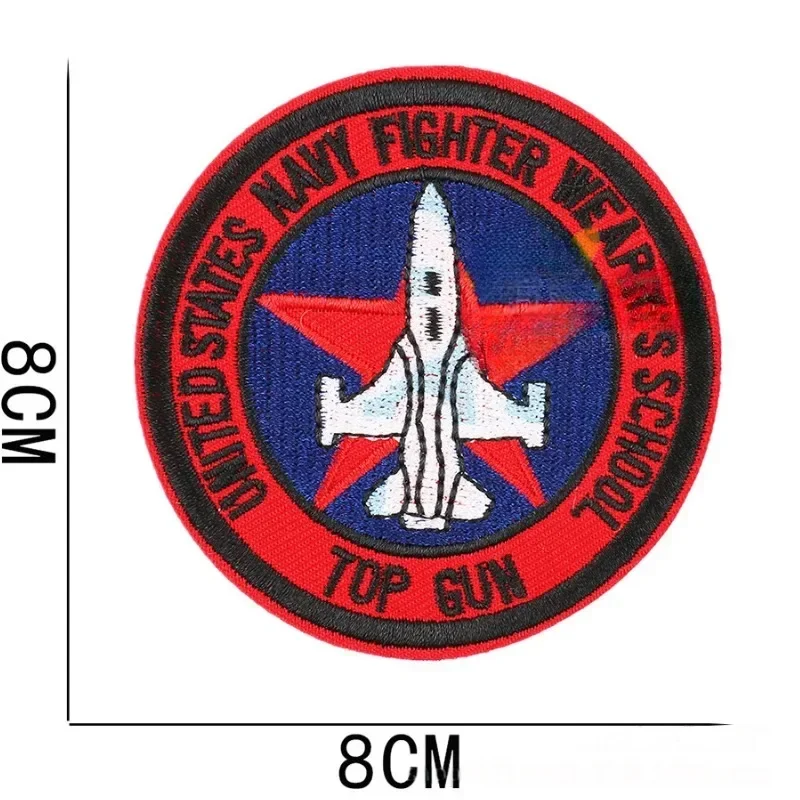 Фото Top Gun Tomcat вышитая нашивка на крючках и петлях значок куртка наклейка американский темно-синий воздух VF-1 повязка для пилота DIY аксессуары №5