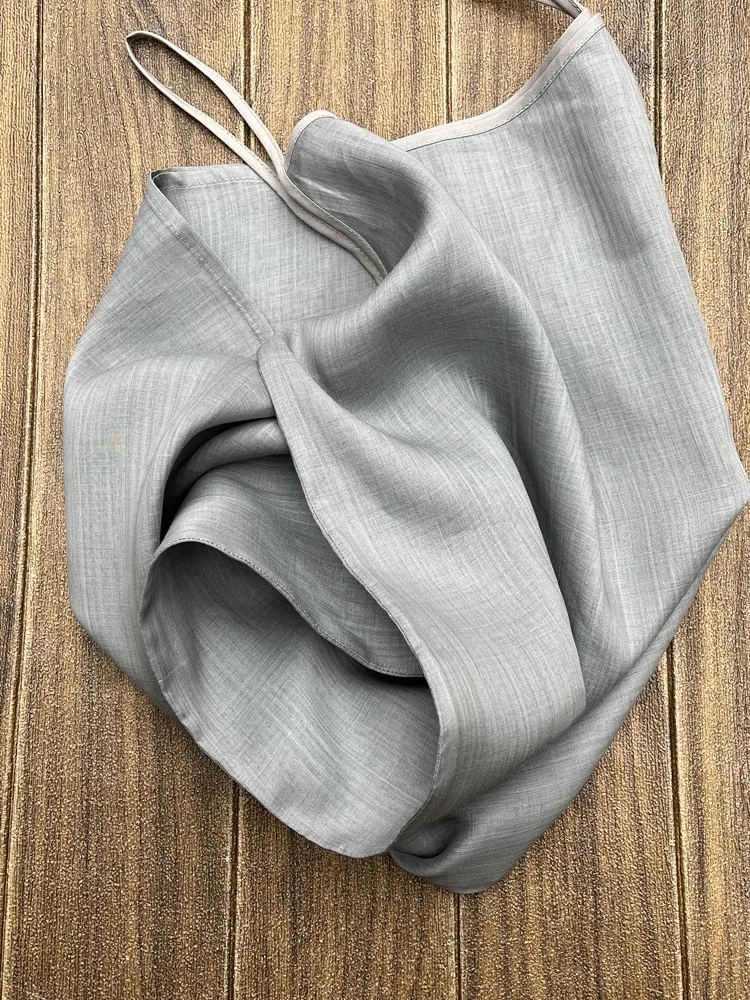 Платье женское хлопковое без рукавов с подтяжками X1370