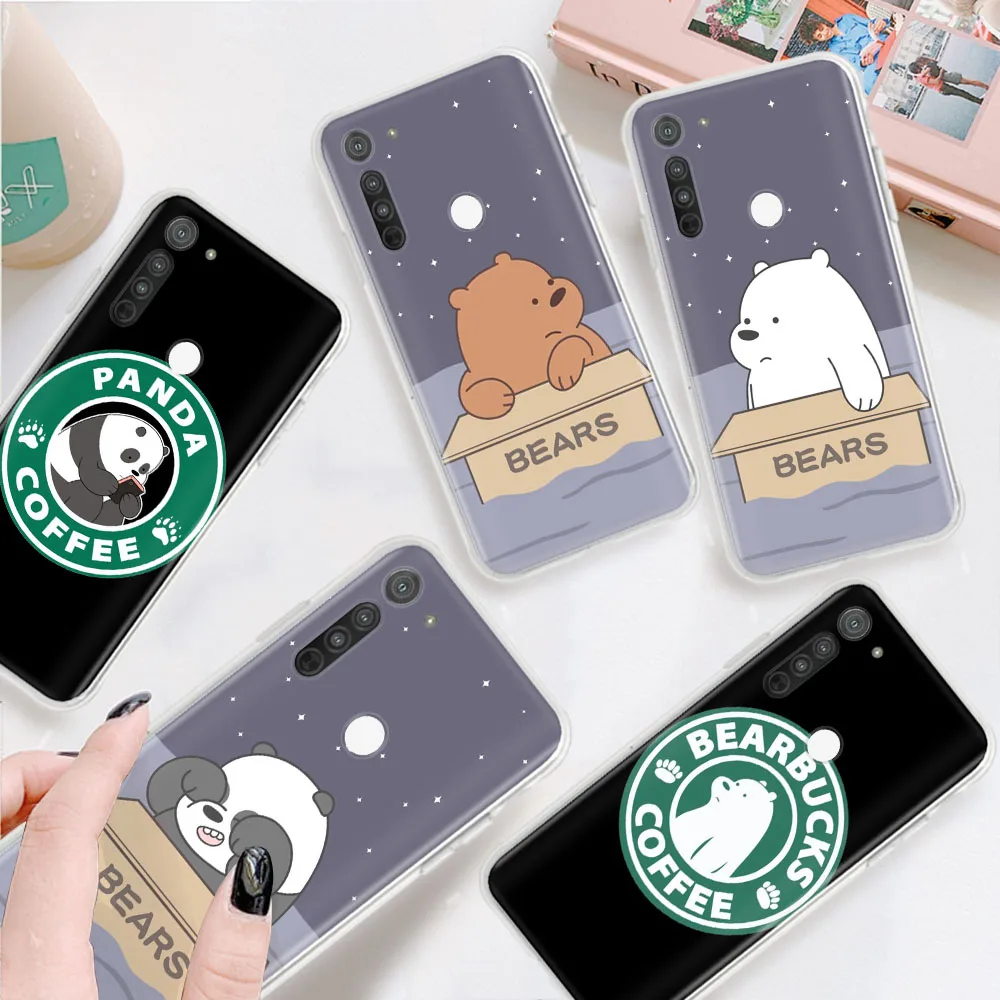 

We Bare Bears Soft Transparent Case for ASUS ZenFone 3 5 Lite M1 Max Shot M2 Plus 5Z Pegasus 4S Live 4 Selfie L1 Pro