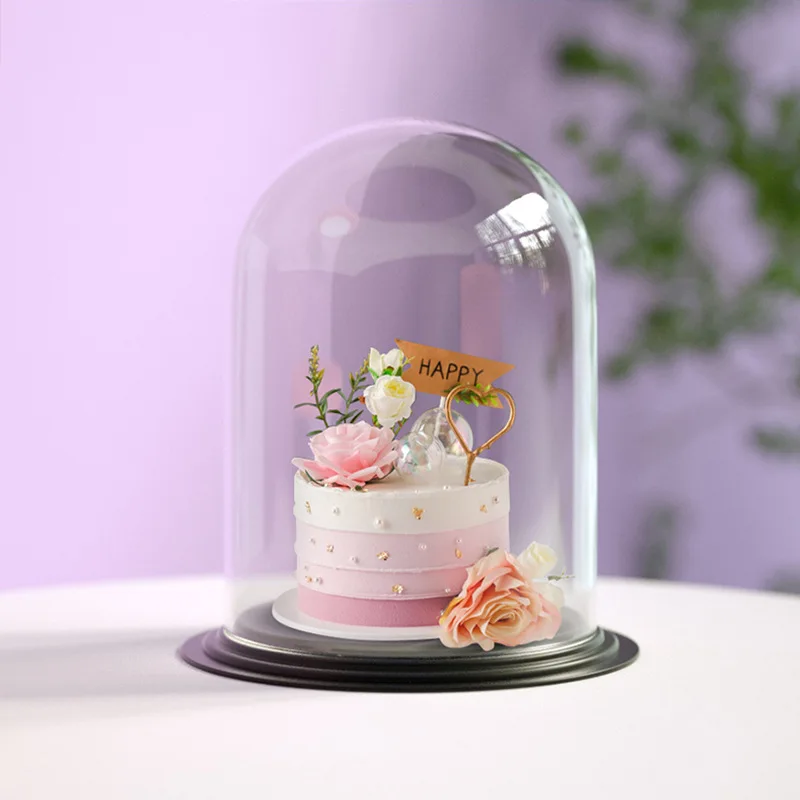 Прозрачный стеклянный купол 15*15 см 15*21 18*25 15*30 украшение для дома античный