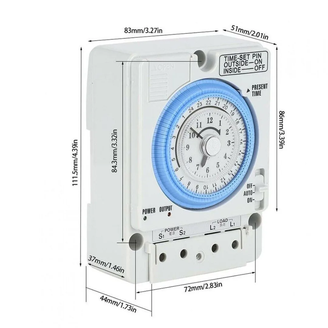 Электронный таймер с таймером программируемый на 24 часа Реле переключения