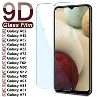 9d hd full transparent tempered glass for galaxy a01 a11 a02s a12 a21 a31 a41 a52 a72 a32 4g 5g screen protective glass film