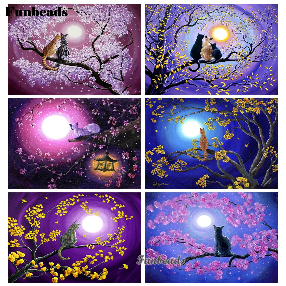 Набор для алмазной живописи «Ночная Луна» FF030