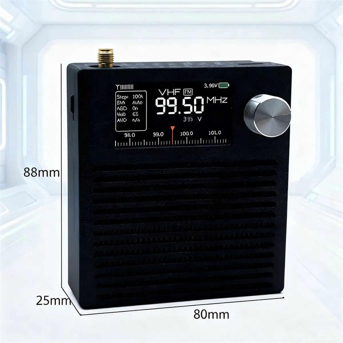Фото Новое обновление ATS MINI SI4732 Радиоприемник с аккумулятором емкостью 3000 мАч, схема усилителя для наушников Hiz и версия PLUS A №5