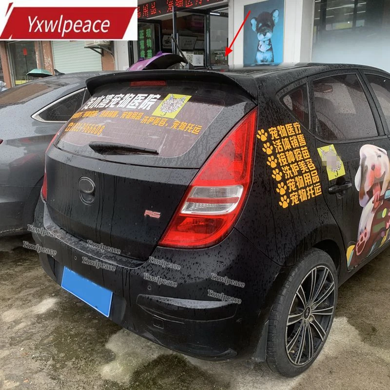 Спойлер для Hyundai I30 2008-2013 высококачественный АБС-материал отделка заднего крыла