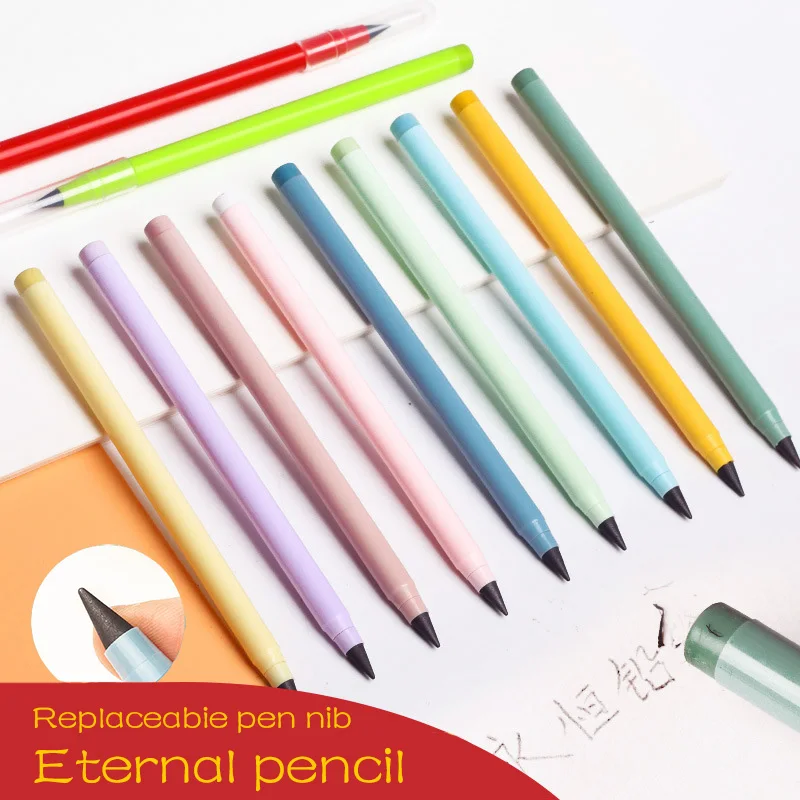 

New Technology Unlimited Eternal Writing Pencil Inkless Pen for Writing Art Sketch Painting Tool Kids Gifts School Supplies