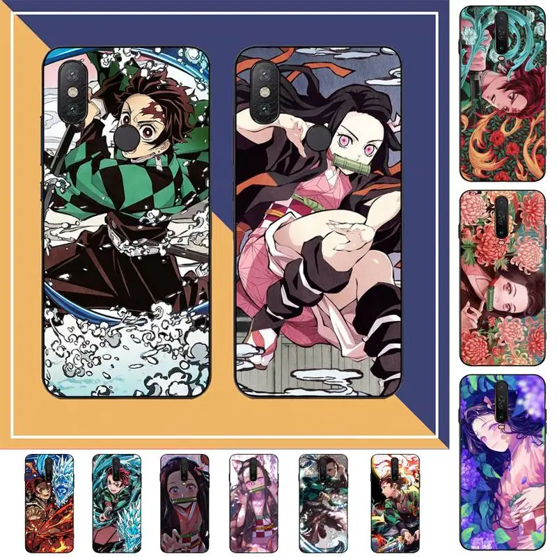 

Bandai Japan Anime Demon Slayer Kamado Tanjirou Nezuko Phone Case for Redmi Note 8 7 9 4 6 pro max T X 5A 3 10 lite pro