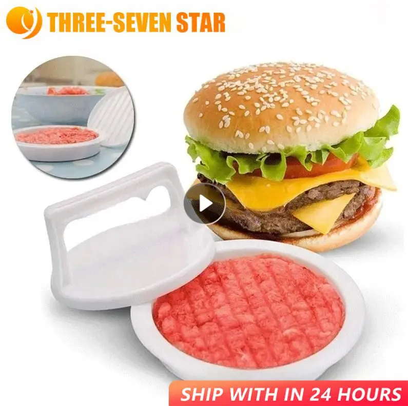 

Hamburger Maker Round Shape Hamburger Press Non-Stick Meat Burger Chef Cutlets Beef Grill Burger Press Patty Maker Mold Kitchen