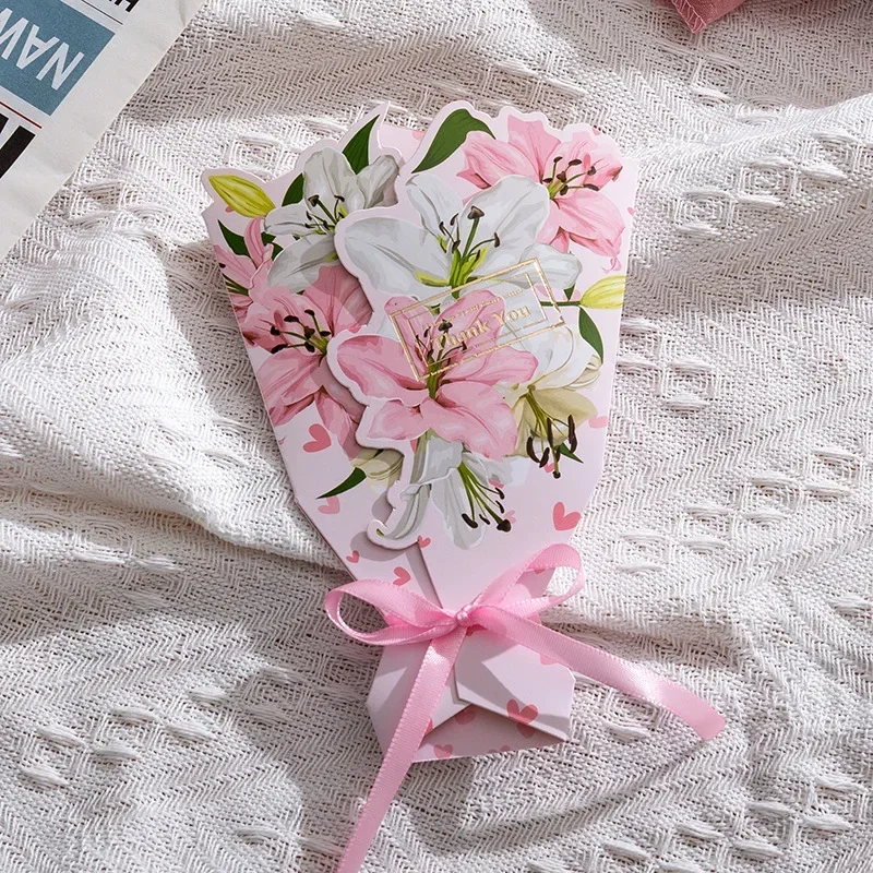 

MOONBIFFY 3D Букет Поздравительная Открытка