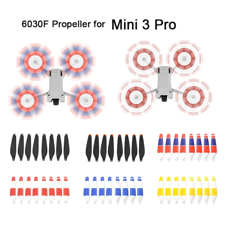 

8pcs/16pcs Mini 3 Pro Propeller Prop Blades for DJI Mini 3 PRO Quick-Release 6030F Propellers Light Wing Fans Drone Accessory