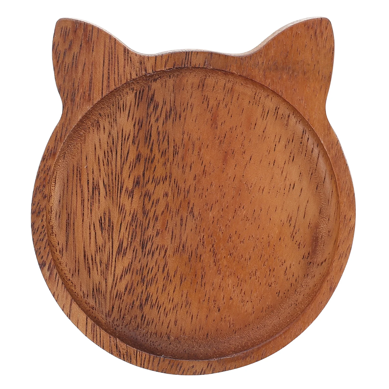 

Rest Spoon Tray Holder Wooden Plate Serving Fork Stand Utensil Wood Chopstick Ladle Snack Rack Cooking Tea Spatula Dishes Cat