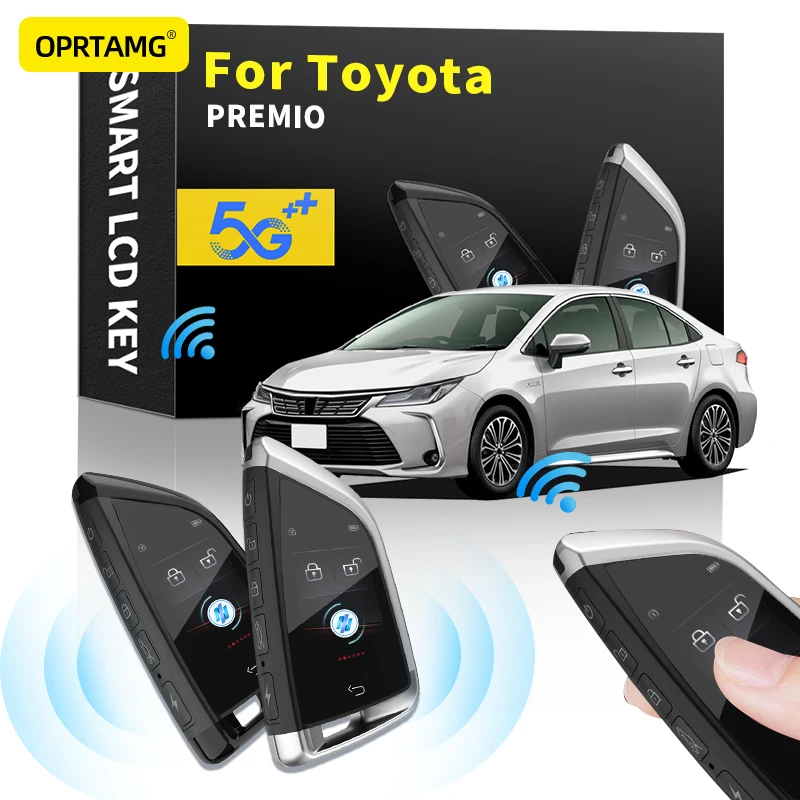 

Car Smart Remote Control Key LCD Display for Keyless Smart Key For Toyota PREMIO 2000 2001 2002 2003-2018 2019 2020 2021 2022