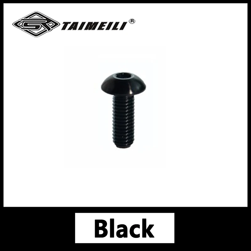 

1 шт. болты из титанового сплава с полукруглой головкой M4x6mmM4x8mmM4x10mmM4x15mmM4x20mm цветные винты, декоративные винты