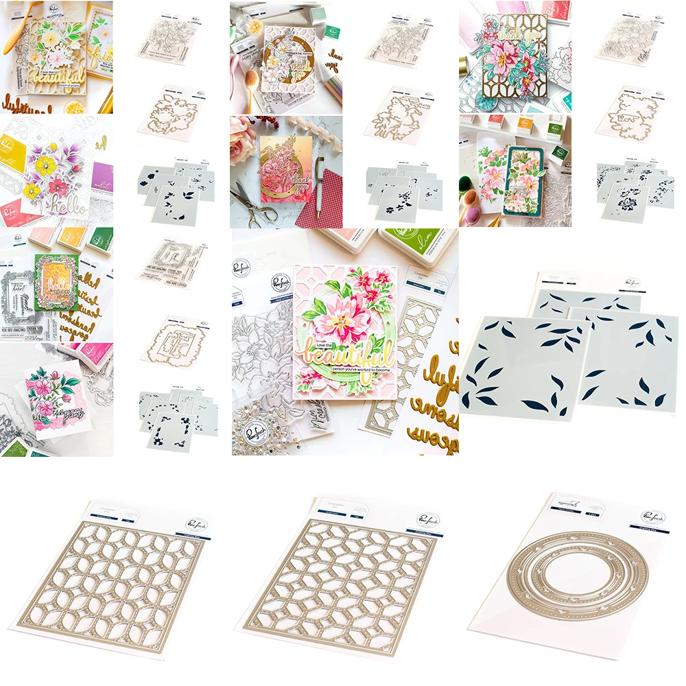 

New Arrival Flower Metal Cutting Dies And Stamps For DIY Template Scrapbooking Paper Card Album Decoration Craft Die Cut