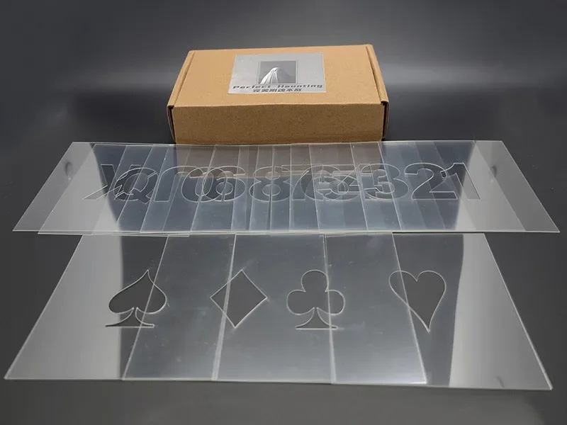 Идеальное привидение ангела Мираге Колода карты Волшебные трюки Крупным планом