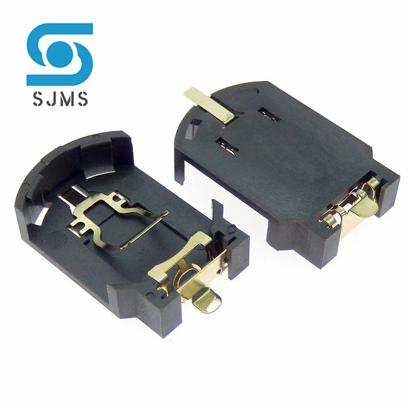 

10 шт. CR2032 держатель батарейки типа «таблетка» гнездо держателя чехол CR2032 держатель батарейки типа «таблетка» монтажная база SMT