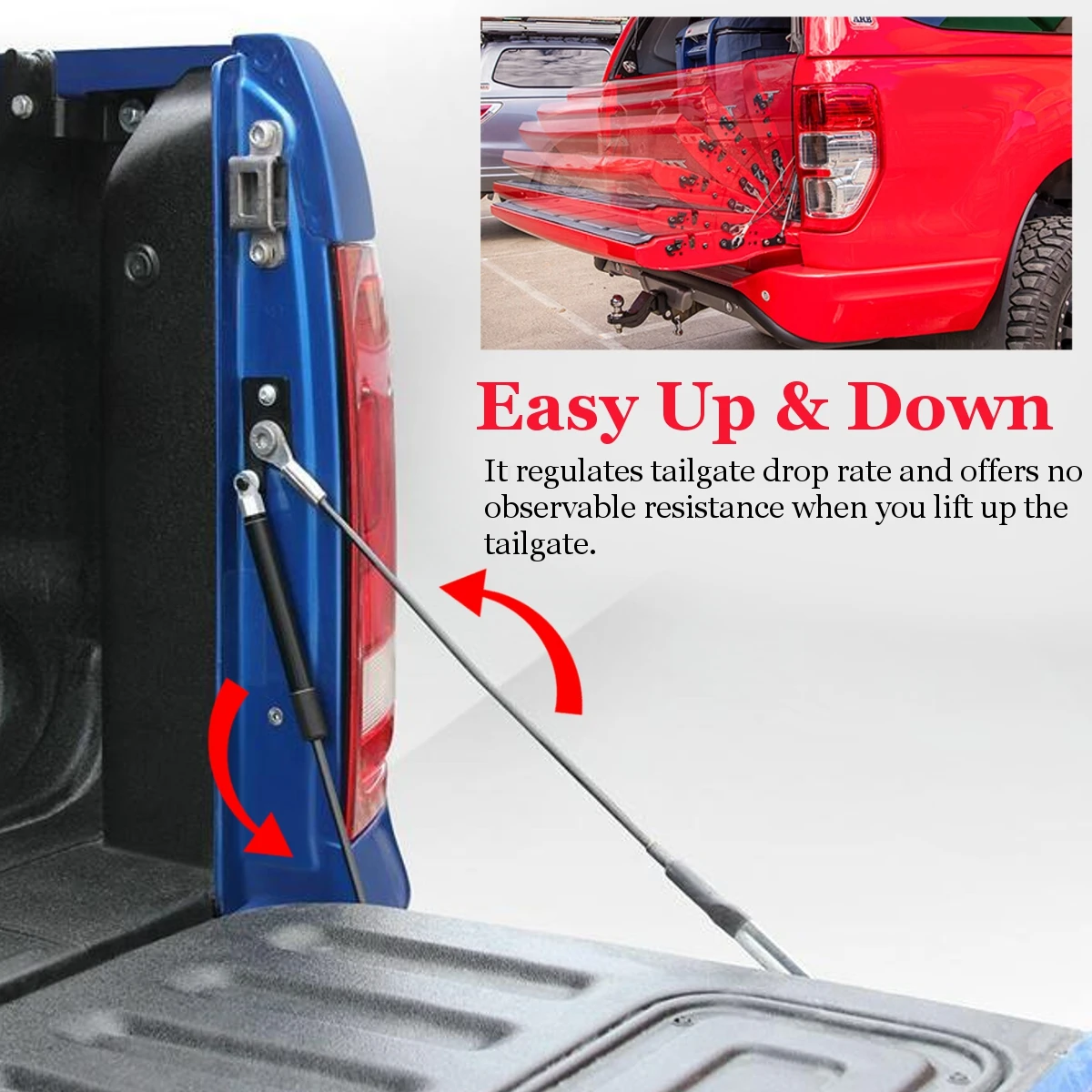 1 пара задние газовые Демпферы для Mitsubishi Triton MQ 2015-2020