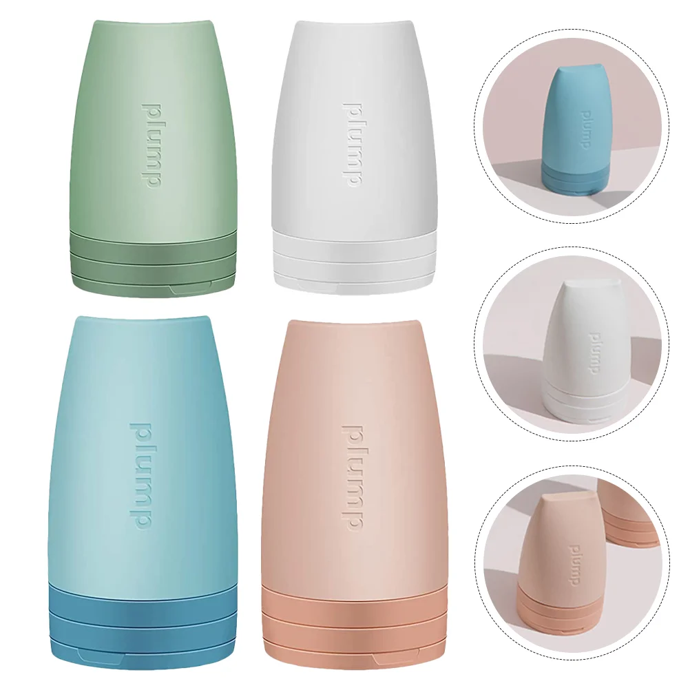 

4Pcs Sub Bottles Lotion Bottles Shampoo Containers for Travelling Trip