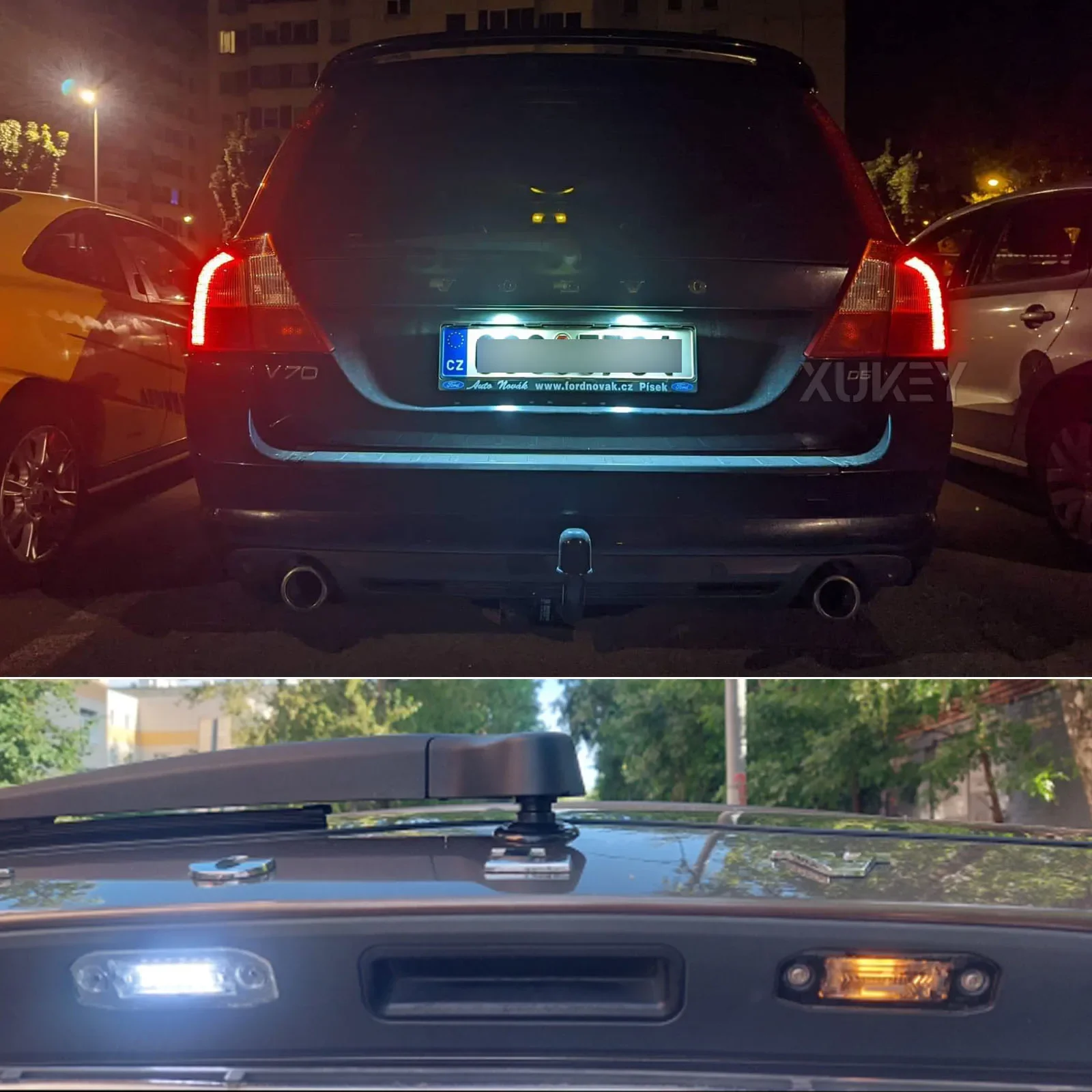 Loki J Холодный белый полностью светодиодный фонарь номерного знака для Volvo S80 XC90 S40