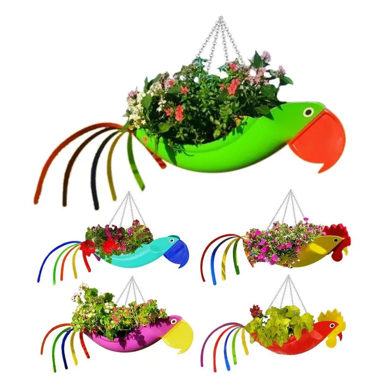 

Plant Hanger Basket Flying Flower Cock Pot Wall Hanging Pockets Planting Bags Groot Plant Pot Flower Pot Hang Planter Yard