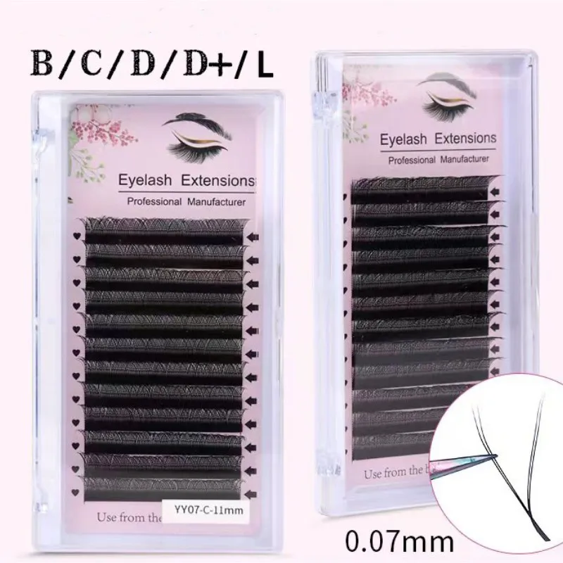 

pestañas yy shape triple tips hand woven premium soft light natural eyelashes extension supplies makeup mesh net cross eyelash