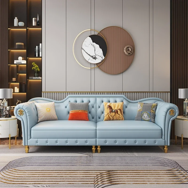 Дизайнерские современные роскошные диваны секционные 3-х предметные кожаные