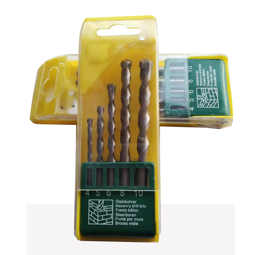 

Высококачественное упаковочное сверло для бетона, сверло с поперечными наконечниками для настенного кирпичного блока, электрический молоток для бурения кирпичной кладки 4-10 мм