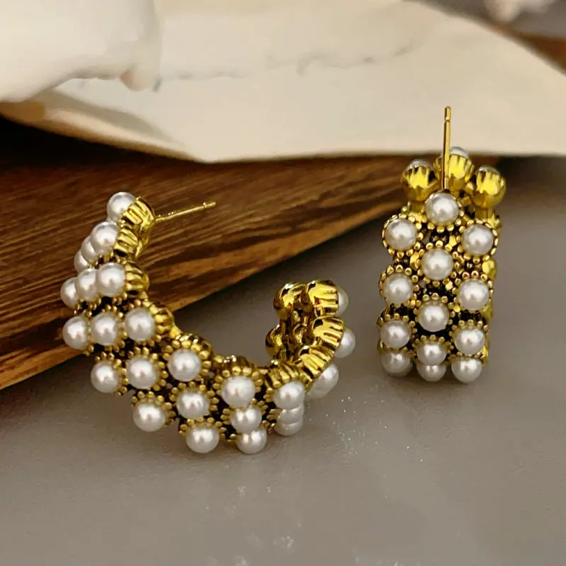 

Bilincolor Trendy Pearl Earring for Women